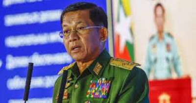Myanmar military forms caretaker gov't with army chief as PM