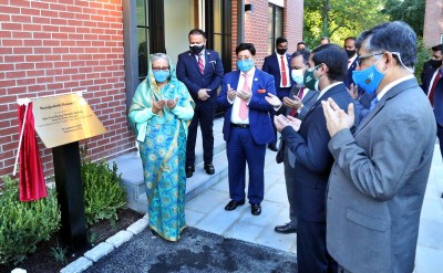 Prime Minister opens “Bangladesh House” in USA's Maryland