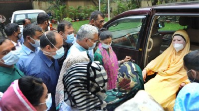 Khaleda Zia returns home after health check-ups
