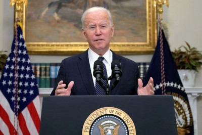Biden vows Ukraine will 'never be a victory for Putin'