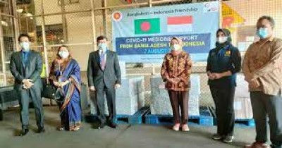 Covid-19: Bangladesh sends medicines to Indonesia