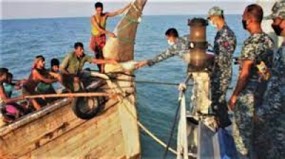 Coast Guard rescues 13 fishermen from stranded boat off Cox's Bazar