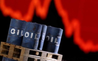Oil storms higher, stocks and euro dumped