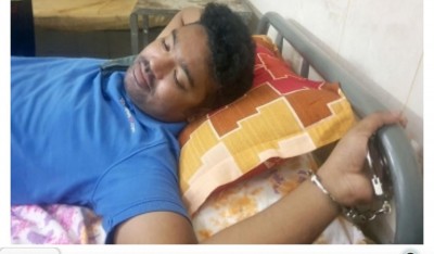 Journalist Tanu in hospital after being handcuffed in police custody