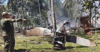 Military plane crash leaves at least 52 dead in Philippines