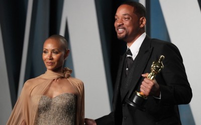 Will Smith hits Chris Rock after joke about his wife, Jada