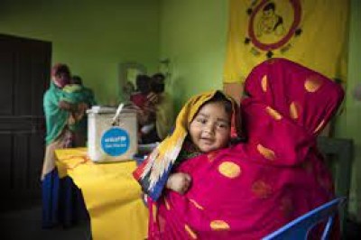 Childhood vaccination rates plummeted in  South Asia