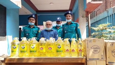 Hoarding 512 litres of edible oil: Ex-DAE official arrested from Lalmatia