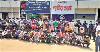 Police arrested 74 Rohingya in Chattogram