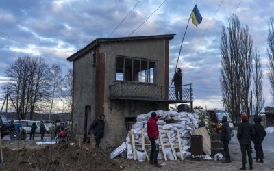 Once sleepy and picturesque, Ukrainian villages mobilise for war