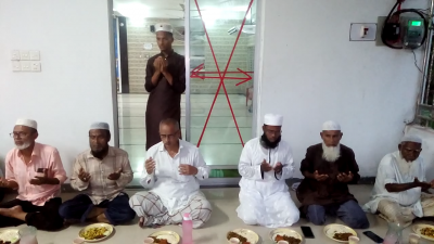 Prayers were held in memory of the language soldier at Borhanuddin